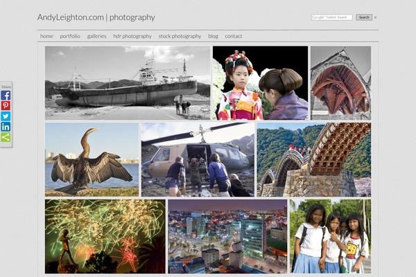 Modern Portfolio Pro theme site design template sample