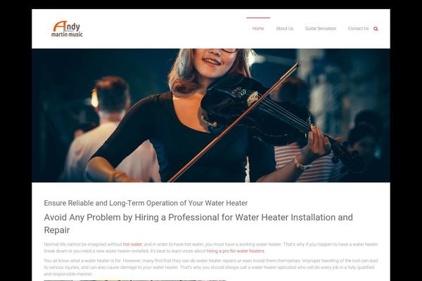 Ample theme site design template sample