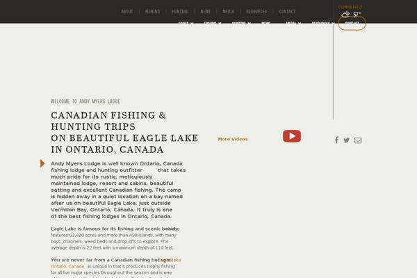 andymyerslodge.com site used Andymyerslodge