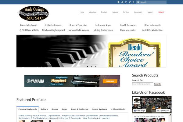 Virtue theme site design template sample
