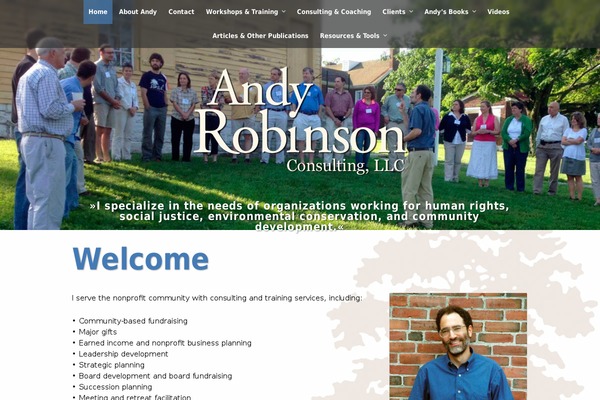 The One Pager theme site design template sample