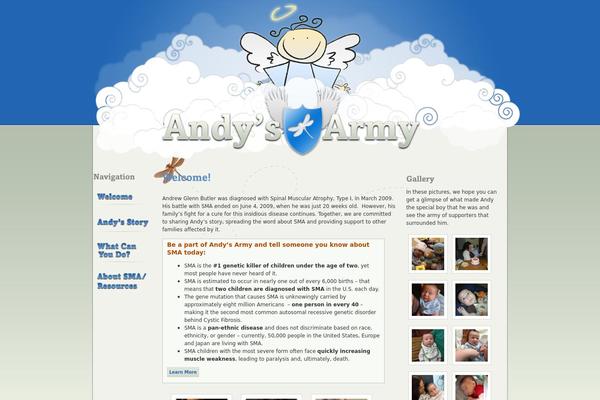andysarmy.com site used Andyarmy