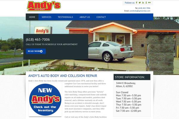 SKT Bizness theme site design template sample