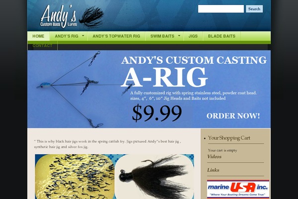 andyscustombasslures.com site used Bpp_bluegreen