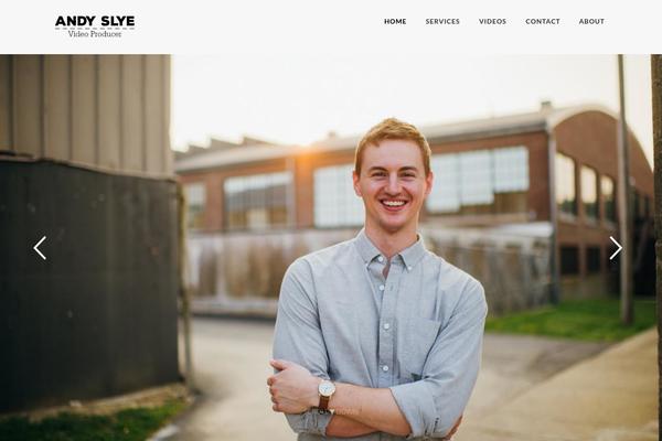 andyslye.com site used Creative Portfolio Responsive