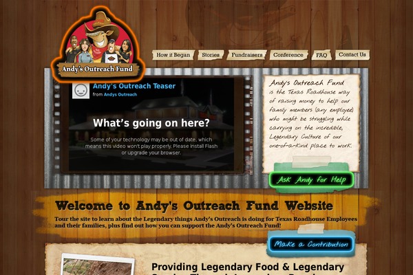 Andy theme site design template sample