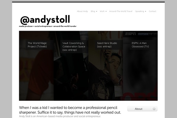 andystoll.net site used Echoes