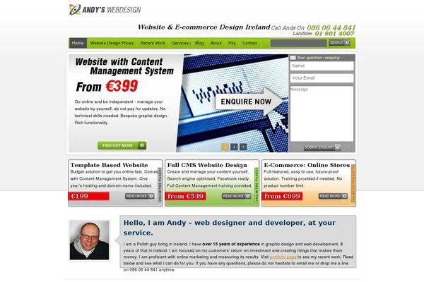 Awd theme site design template sample