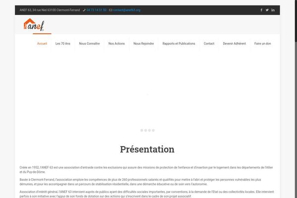 anef-puy-de-dome.org site used Sastheme