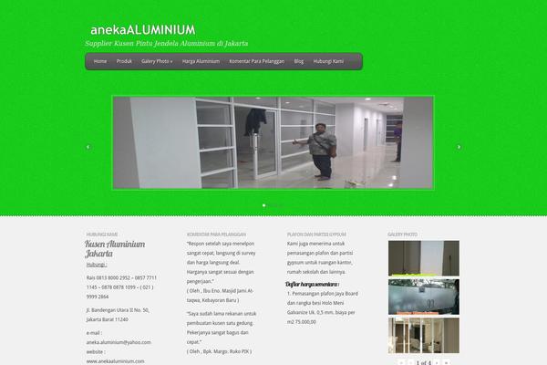 Feather theme site design template sample
