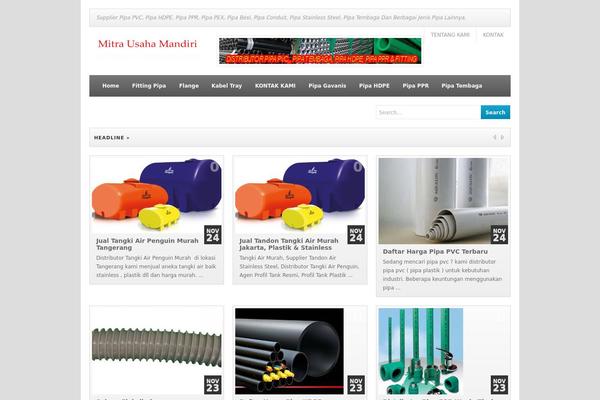 WP-Grosir theme site design template sample