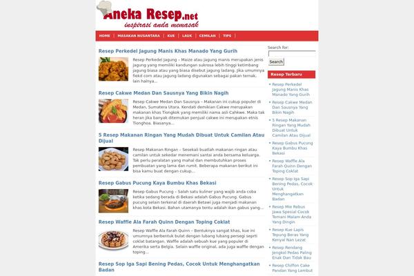 Nyeo theme site design template sample