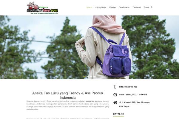 Esteem theme site design template sample