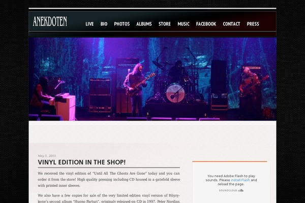 Grammy theme site design template sample