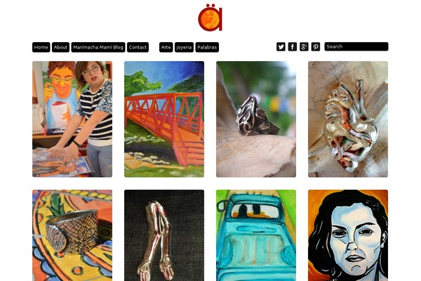 anelflores.com site used Grid Theme Responsive