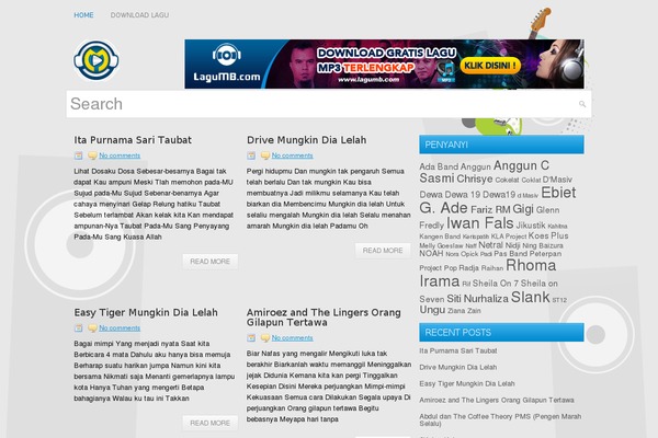 Justmag theme site design template sample