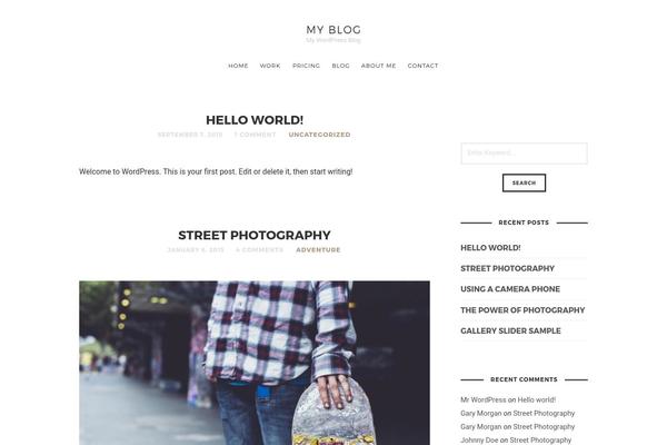 Photographer-wp theme site design template sample