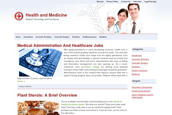 Ihealth theme site design template sample