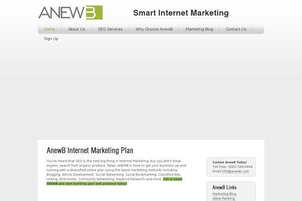 anewb.com site used Several