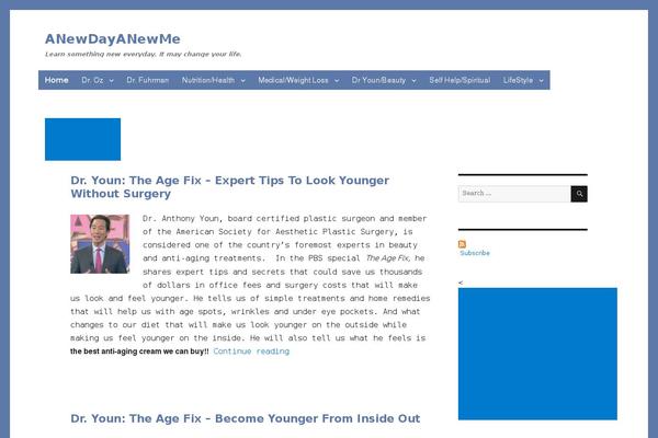 Twentysixteen-child theme site design template sample