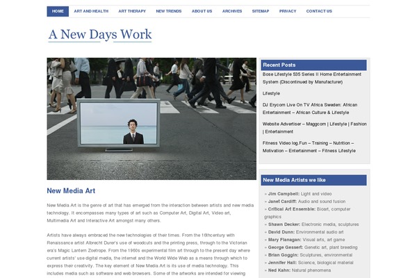 Gazette theme site design template sample