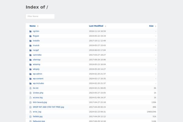 Site using Handy-feature-pack plugin