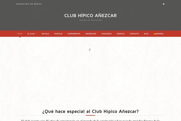 Equestrian theme site design template sample