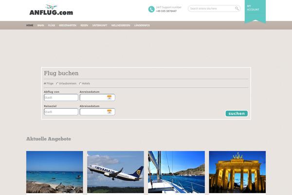 BookYourTravel theme site design template sample