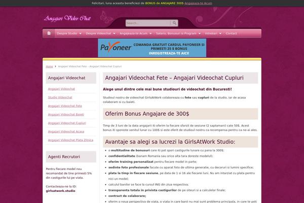Bellissima theme site design template sample