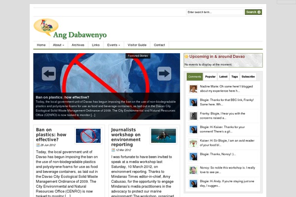 Donovan theme site design template sample