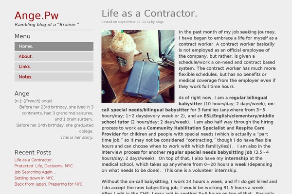 WordPress website example screenshot