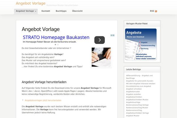 Sentient theme site design template sample
