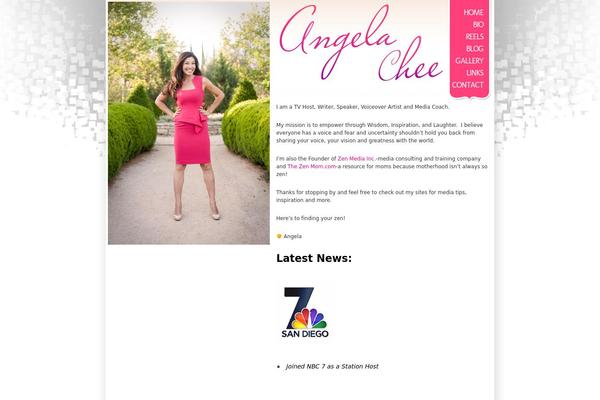 angelachee.com site used Angela