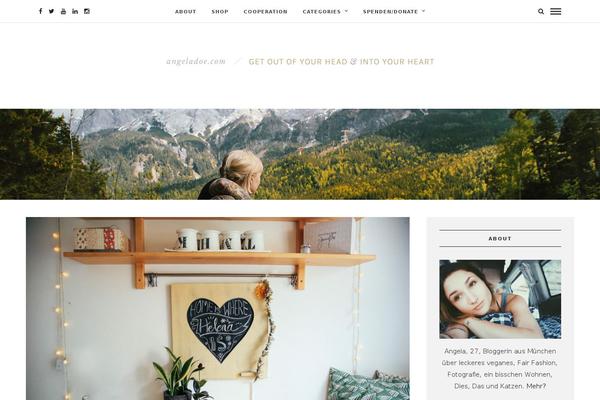 angeladoe.com site used Grandblog