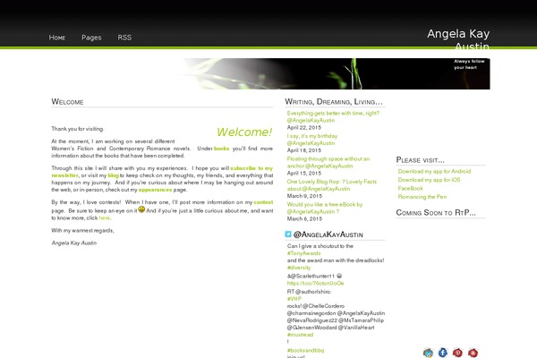 Nature theme site design template sample