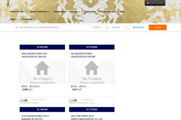 Site using Optima Express + MarketBoost IDX Plugin plugin