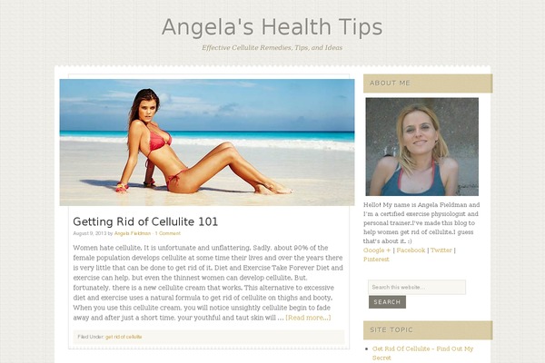 Fabric theme site design template sample