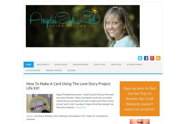 Iconic One theme site design template sample