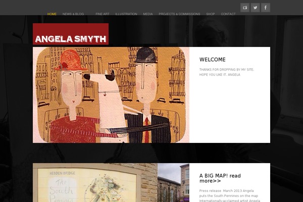 angelasmythart.co.uk site used Teddy