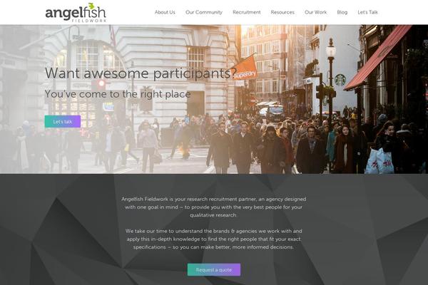 angelfishfieldwork.com site used Aff