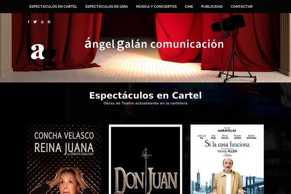 Tempest theme site design template sample