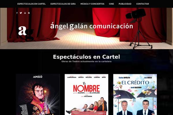 Tempest theme site design template sample