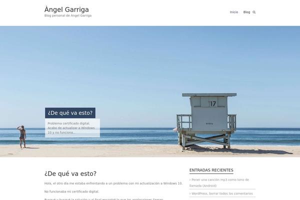 Esteem theme site design template sample