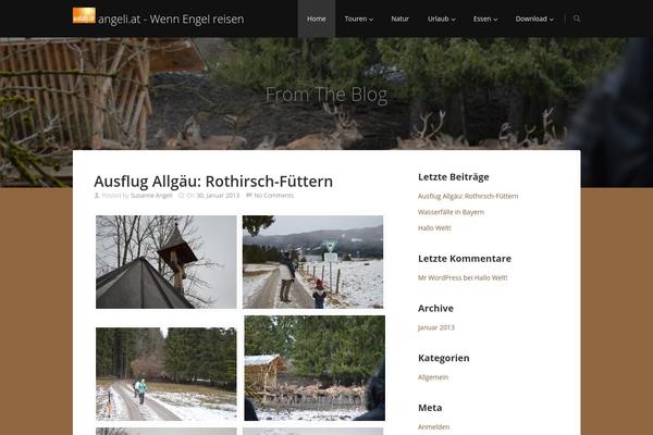 Enlightenment theme site design template sample