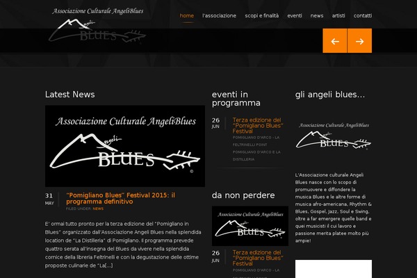 angeliblues.it site used Wp_kontrol5-v1.0