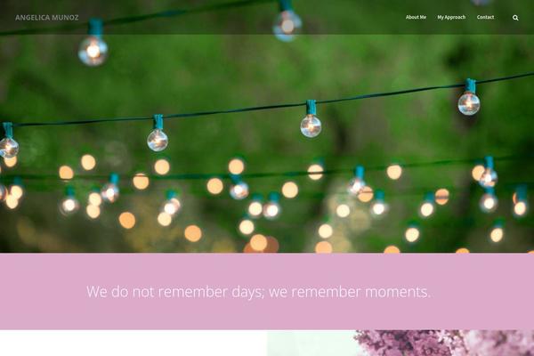 Aperture theme site design template sample
