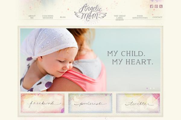 angelicmom.com site used Angelicmom-cms