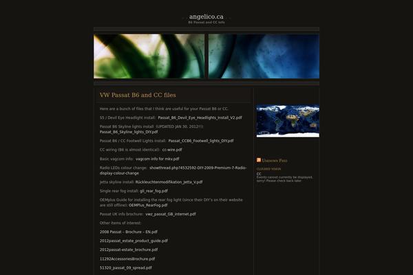 Chaoticsoul theme site design template sample