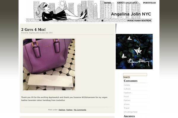angelinajolin.com site used Wp-monochrome