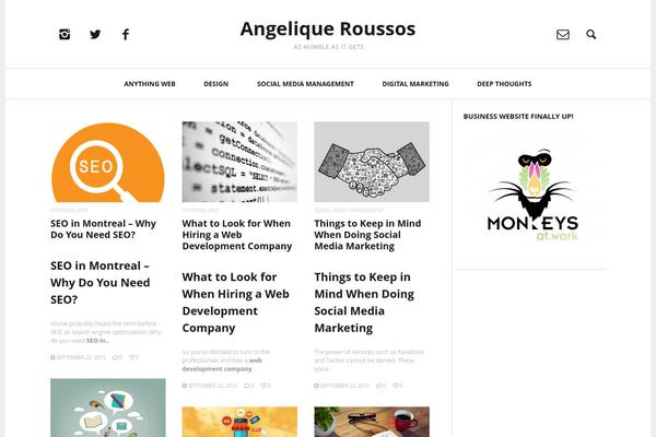 HEAP theme site design template sample